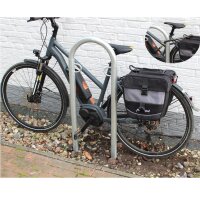 2 x Fahrradanlehnbügel  111,5 x 40 cm Stahl feuerverzinkt Ø 49 mm Einbetonieren Fahrradständer Parker Typ U