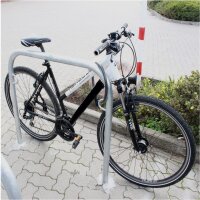 2 x Fahrradanlehnbügel 115 x 99 cm Stahl feuerverzinkt Ø 49 mm Einbetonieren Fahrradständer Parker Typ U