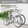 2x Fahrradanlehnbügel 115 x 124 cm Stahl feuerverzinkt Ø 60 mm Einbetonieren Fahrradständer Typ O