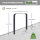 5 x Fahrradanlehnbügel 115 x 76 cm Flachstahl 12 mm pulverbeschichtet Einbetonieren Parker Anthrazit      Typ U