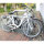 2 x Fahrradanlehnbügel 78 x 115 cm Stahl feuerverzinkt Ø 60 mm grau Einbetonieren Fahrradständer Parker Typ H