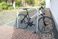 5 x Fahrradanlehnbügel 114 x 78 cm Stahl feuerverzinkt Ø 49mm Einbetonieren Fahrradständer Parker Typ U