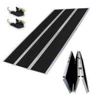 DREIBREIT by TRUTZHOLM Auffahrrampe 215 cm 2-fach klappbar 1020 kg Alu beschichtet Verladerampe