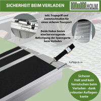 DREIBREIT by TRUTZHOLM Auffahrrampe 215 cm 2-fach klappbar 1020 kg Alu beschichtet Verladerampe