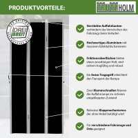 DREIBREIT by TRUTZHOLM Auffahrrampe 215 cm 2-fach klappbar 1020 kg Alu beschichtet Verladerampe
