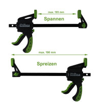 Einhandzwingen 35x105 mm 10er Set Schnellspannzwinge