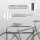 Fahrradanlehnbügel 115 x 76 cm Flachstahl 13 mm Anthrazit Einbetonieren Fahrradständer Parker Typ H