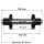 2x Schubkarrenrad pannensicher 4.80/4.00-8 mit Achse PU Stahlfelge 200 kg Vollgummi