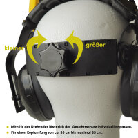 Gesichtsschutz für Freischneider Augenschutz Gehörschutz Visier Gartenarbeiten