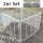 2x TRUTZHOLM Komposter 100x100x80 cm Metallkomposter aus Streckmetall Gartenkomposter  Feuerverzinkt