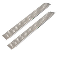 TRUTZHOLM 2 x Alu Auffahrrampen 150 x 21,5 cm 200 kg...