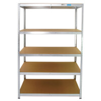 2er Set XXL Schwerlastregal 180x115x60 cm 875 kg Traglast Werkstattregal Lagerregal Weitspannregal
