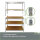 2er Set XXL Schwerlastregal 180x115x60 cm 875 kg Traglast Werkstattregal Lagerregal Weitspannregal