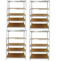 4er Set XXL Schwerlastregal 180x115x60 cm 875 kg Traglast...