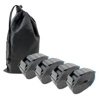 4x Profi Spanngurt mit Klemmschloss 1-tlg 2,5m 250 kg...