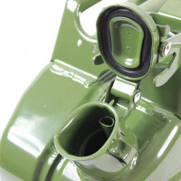 4x Metallkanister olivgrün 20 Liter Benzin Diesel