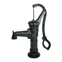 Schwengelpumpe + Pumpenständer Antik Nostalgie Gusseisen Handpumpe Gartenpumpe Ständer