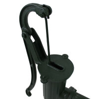 Schwengelpumpe + Pumpenständer Klassisches Design Gusseisen Handpumpe Gartenpumpe Ständer