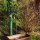 Schwengelpumpe + Pumpenständer Klassisches Design Gusseisen Handpumpe Gartenpumpe Ständer