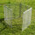 Holmwerk Komposter Metallkomposter 80x80 x70 cm mit Deckel 2tlg. Streckmetall Gartenkomposter