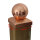 10x Pfostenkappe Kupfer 121 mm Kugel Abdeckkappe für Pfosten 12 x 12 cm