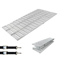 DREIBREIT by TRUTZHOLM 2-fach Auffahrrampe klappbar 215cm Tragkraft 1020kg Alu Verladerampe gelocht