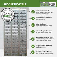 DREIBREIT by TRUTZHOLM 2-fach Auffahrrampe klappbar 215cm Tragkraft 1020kg Alu Verladerampe gelocht