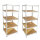 2x Schwerlastregal 180x75x75cm 875 kg 5 Böden Regal Steckregal Lagerregal