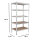 Schwerlastregal 180x90x60cm Lagerregal Werkstattregal Weitspannregal Traglast 875 kg