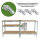 Schwerlastregal 180x90x60cm Lagerregal Werkstattregal Weitspannregal Traglast 875 kg