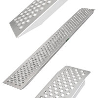 TRUTZHOLM 1x Auffahrrampe Alu 200 x 22 cm 200 kg gelocht...