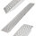 TRUTZHOLM 1x Auffahrrampe Alu 200 x 22 cm 200 kg gelocht gewölbt rutschhemmedn starr leichte Rampe