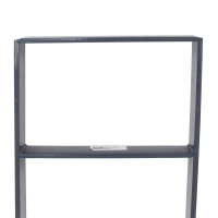 5 x Fahrradanlehnbügel 116,5 x 39 cm Flachstahl 13 mm Anthrazit Einbetonieren Fahrradständer Parker Typ H