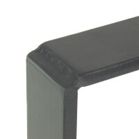 5 x Fahrradanlehnbügel 116,5 x 39 cm Flachstahl 13 mm Anthrazit Einbetonieren Fahrradständer Parker Typ H