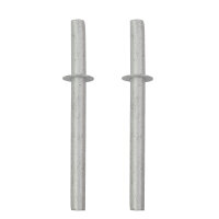 5 x Fahrradanlehnbügel 116,5 x 39 cm Flachstahl 13 mm Anthrazit Einbetonieren Fahrradständer Parker Typ H