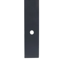 5 x Fahrradanlehnbügel 116,5 x 39 cm Flachstahl 13 mm Anthrazit Einbetonieren Fahrradständer Parker Typ H