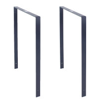 2 x Fahrradanlehnbügel 115 x 76 cm Flachstahl 13 mm...