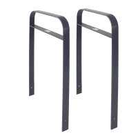 2 x Fahrradanlehnbügel 115 x 76 cm Flachstahl 13 mm...
