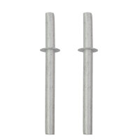 5 x Fahrradanlehnbügel 115 x 76 cm Flachstahl 13 mm Anthrazit Einbetonieren Fahrradständer Parker Typ H