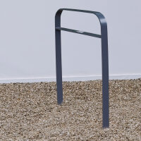 5 x Fahrradanlehnbügel 115 x 76 cm Flachstahl 13 mm Anthrazit Einbetonieren Fahrradständer Parker Typ H