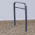 5 x Fahrradanlehnbügel 115 x 76 cm Flachstahl 13 mm Anthrazit Einbetonieren Fahrradständer Parker Typ H