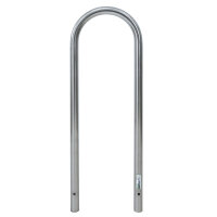 Fahrradanlehnbügel 115 x 41 cm Edelstahl Ø 49...