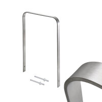 TRUTZHOLM Fahrradanlehnbügel 117x80 cm massiver Edelstahl 12 mm