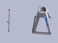 4x Wohnwagenstützen Aluminium höhenverstellbar 28-43 cm Tragkraft 3600 kg Stützböcke Unterstellböcke
