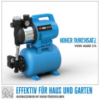 Güde Hauswasserwerk HWW 1100.1 VF 4600 l/h, Förderhöhe max. 46 m, Ansaughöhe max. 8m 93906