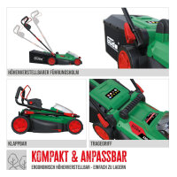 Güde Akku Rasenmäher 330/20-4 mit 4,0 Ah Akku und Ladegerät 33 cm Schnittbreite 95809