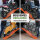 TRUTZHOLM 1x Auffahrrampe klappbar 228 cm Traglast 340 kg Alu Motorradrampe Verladerampe orange