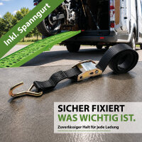 TRUTZHOLM 1x Auffahrrampe klappbar 228 cm Traglast 340 kg Alu gelocht Motorradrampe Rampe grün
