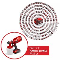 Einhell Akku-Farbsprühsystem TC-SY 18/60 Li-Solo Farbsprühpistole