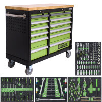 Werkstattwagen DELUXE 12 Schubladen, 123 cm Breite,...
